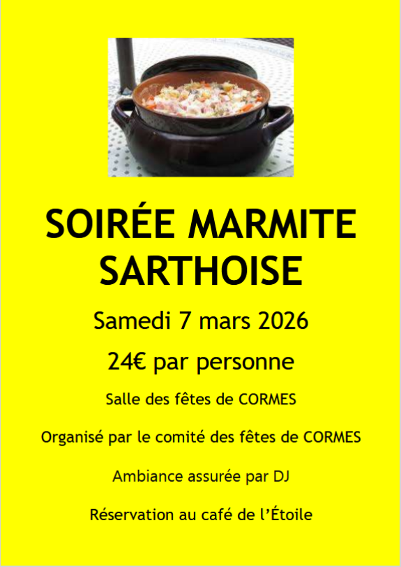 Soirée Marmite Sarthoise