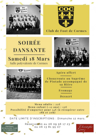 Soirée dansante COC