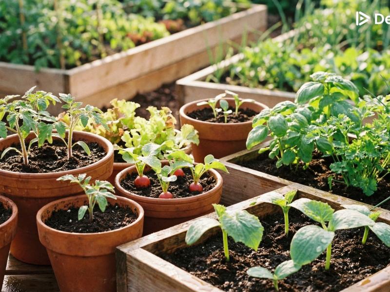 Permanence vente de plans de légumes