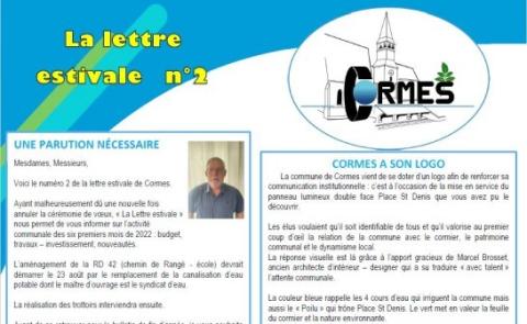 La Lettre estivale 2022