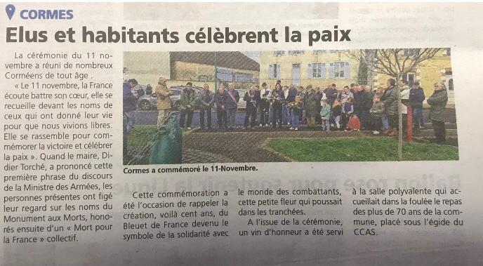 Cérémonie 11 novembre 2025